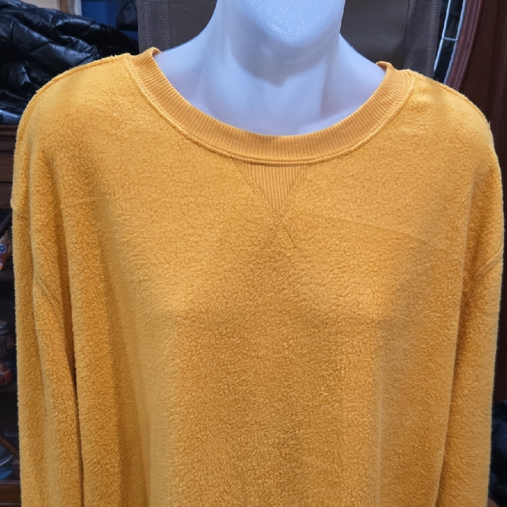 NOBO, No Boundaries Gold Yellow Crew Neck Sweater, XL 15-17